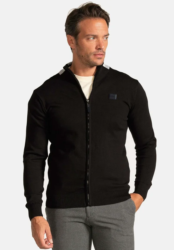 MODERN FIT - Strickjacke - black