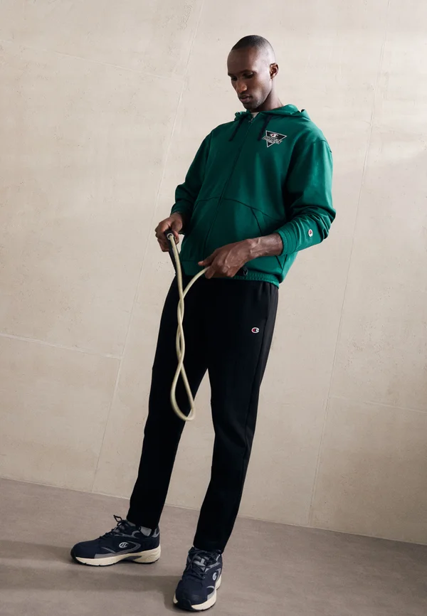 MODERN SPORT FULL ZIP HOODED - Trainingsanzug - green/black