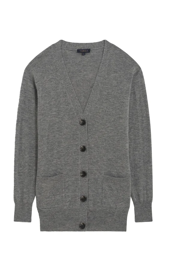MODERN - Strickpullover - dark grey