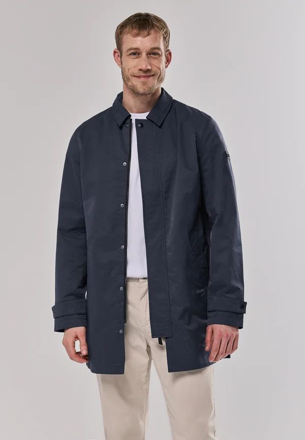 MODERNE - Kurzmantel - blau
