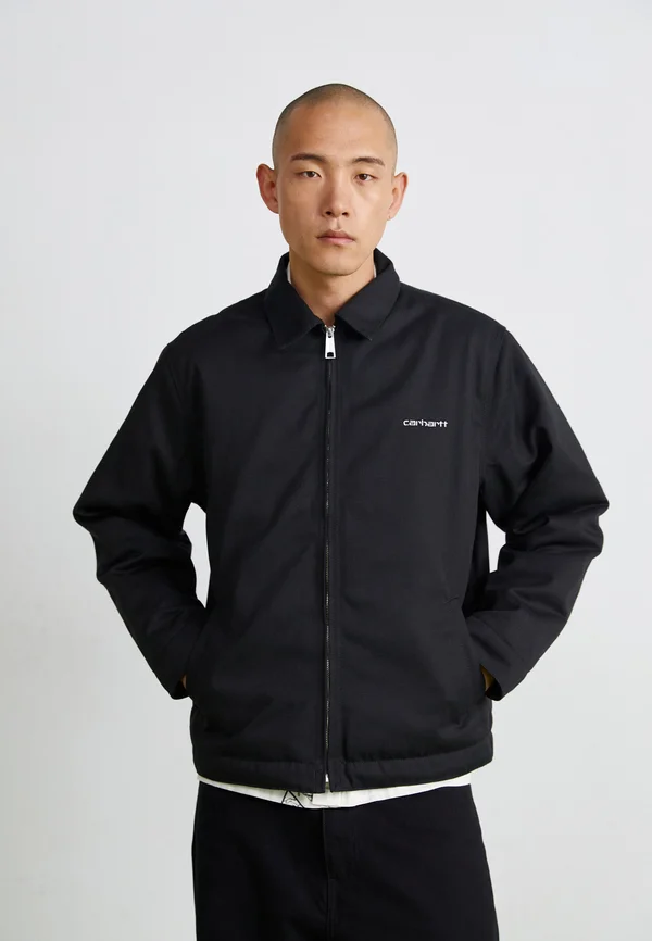MODULE SCRIPT JACKET - Übergangsjacke - black/white rigid