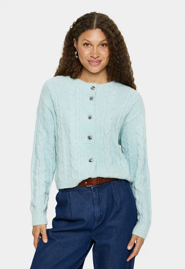 MOIRASZ - Strickjacke - starlight blue