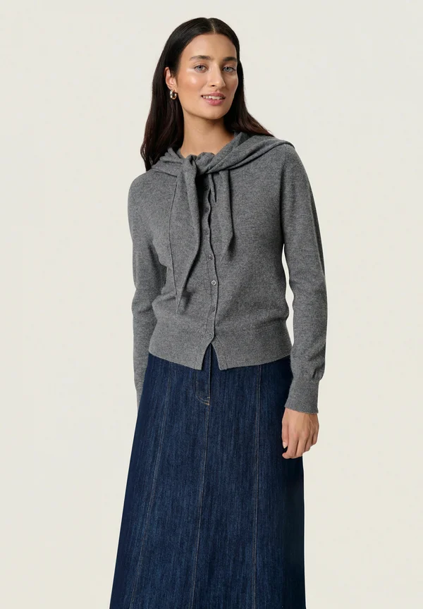 MOLINA STUDIO - Strickjacke - grey melange