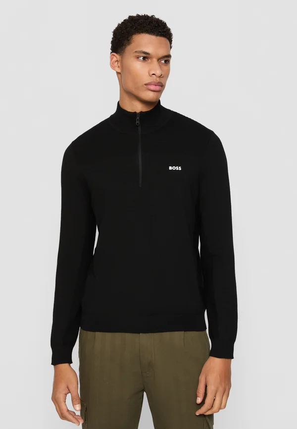 MOMENTUM - Strickpullover - black one