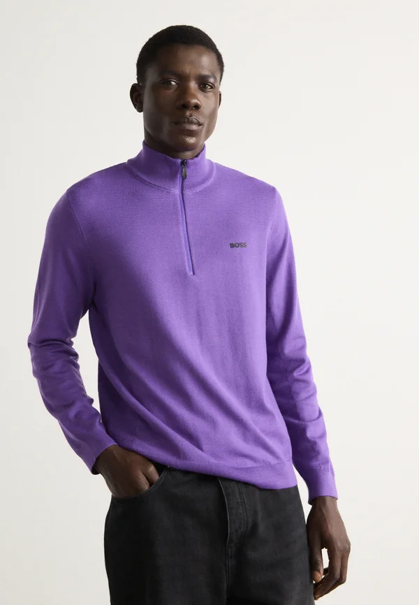 MOMENTUM - Strickpullover - dark purple