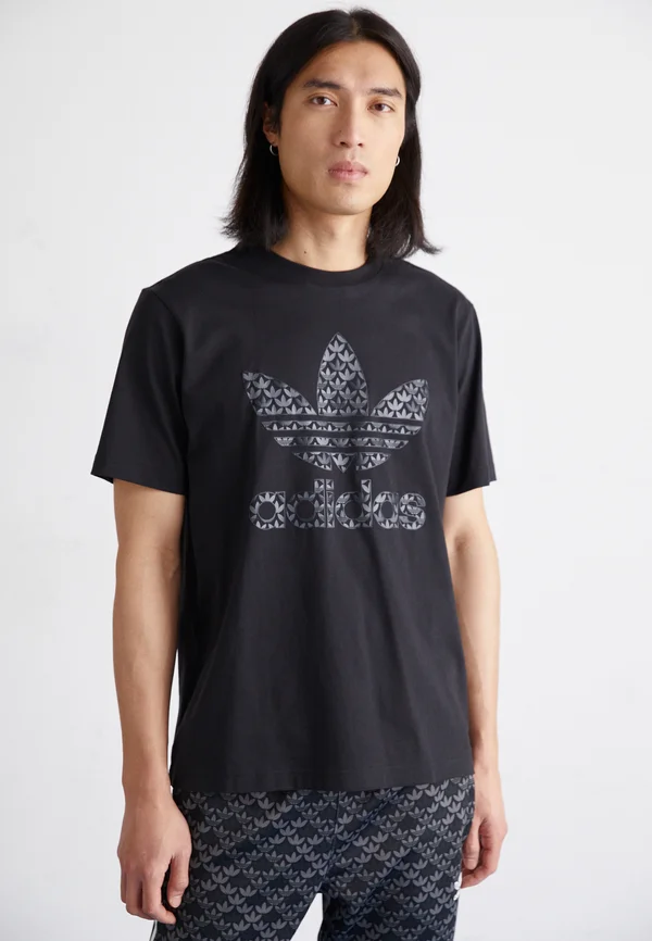 MONO TEE - T-Shirt print - black/grey five