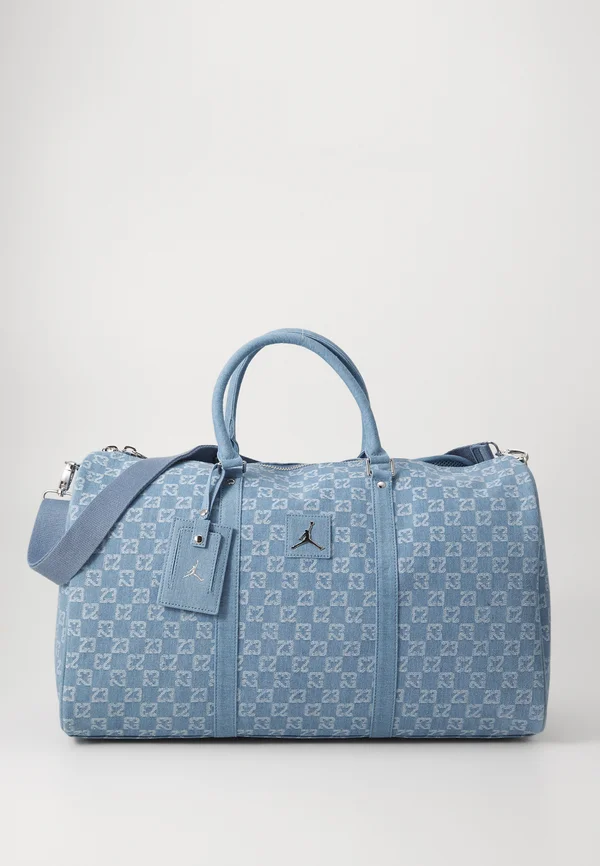 MONOGRAM DUFFLE BAG - Reisetasche - bleached denim