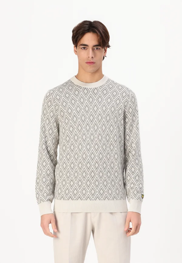 MONOGRAM INTARSIA - Strickpullover - canvas