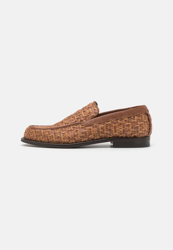 MONOGRAM LOAFERS UNISEX - Slipper - brown