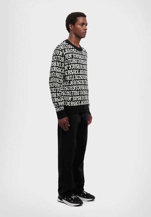 MONOGRAM - Strickpullover - black/white
