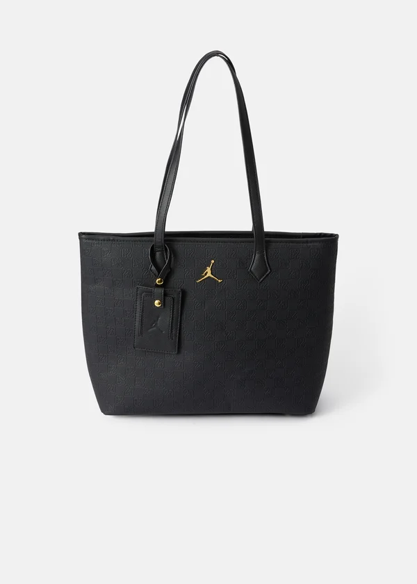 MONOGRAM TOTE UNISEX - Shopping Bag - black/gold-coloured