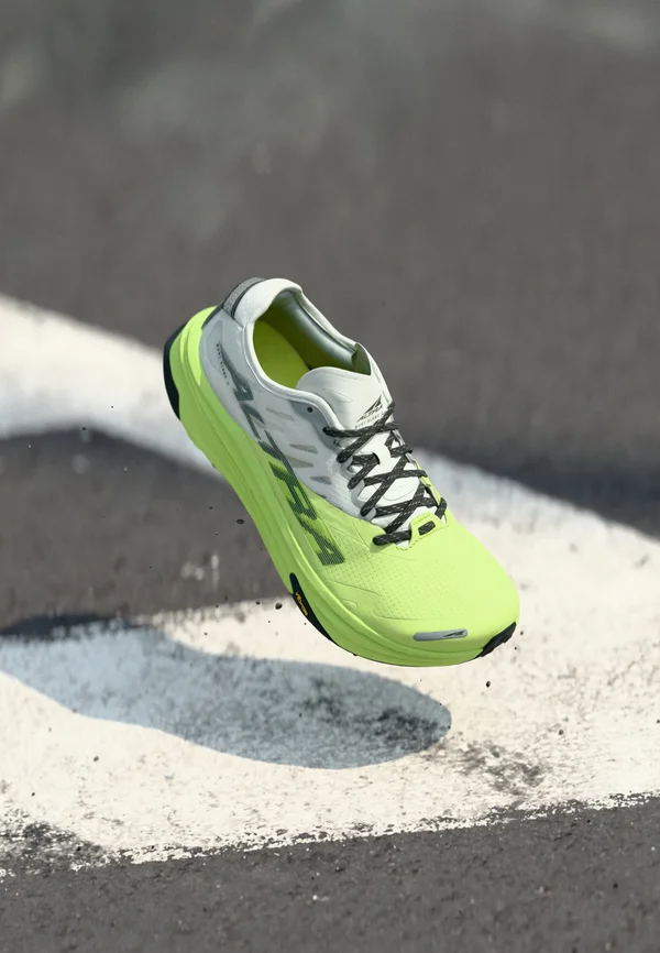 MONT BLANC CARBON - Laufschuh Trail - white/lime
