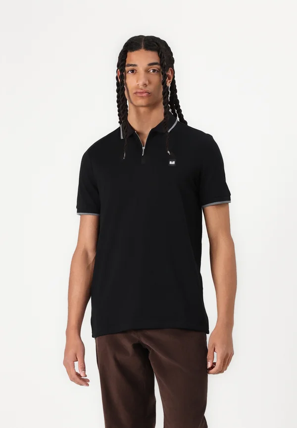 MONTI - Poloshirt - black/zinc