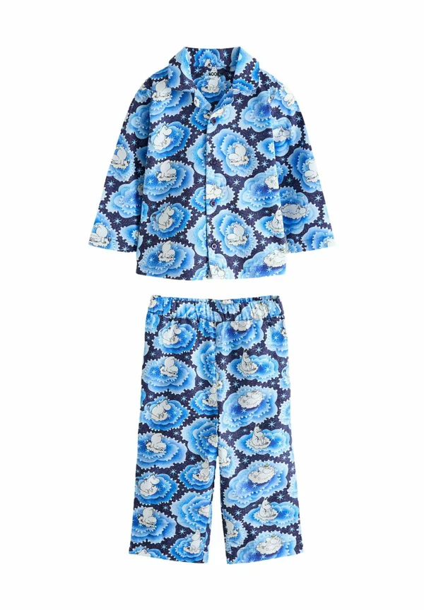 MOOMINS BUTTON THROUGH SET - Nachtwäsche Set - navy