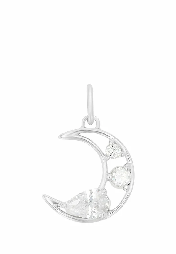 MOON - Anhänger - silberfarben