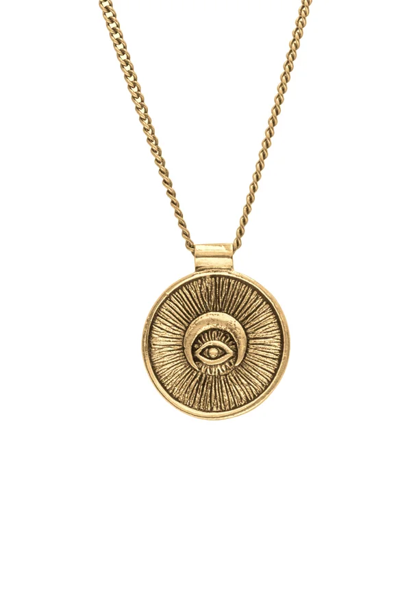 MOON EYE LAYER PLATE - Halskette - gold-coloured
