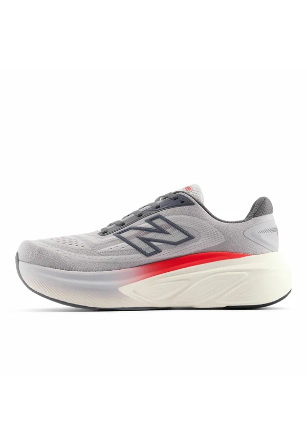 MORE V6 - Laufschuh Straße - grey matter true red
