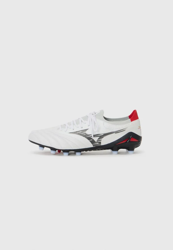 MORELIA NEO IV - Fußballschuhe für festen Untergrund - white/black/chinese red