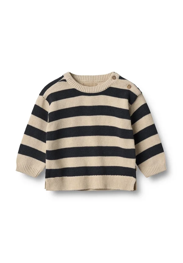 MORGAN - Strickpullover - navy stripe
