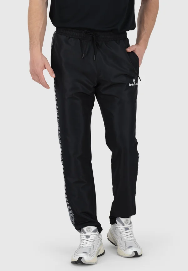 MORGANA PANTS - Jogginghose - black/white