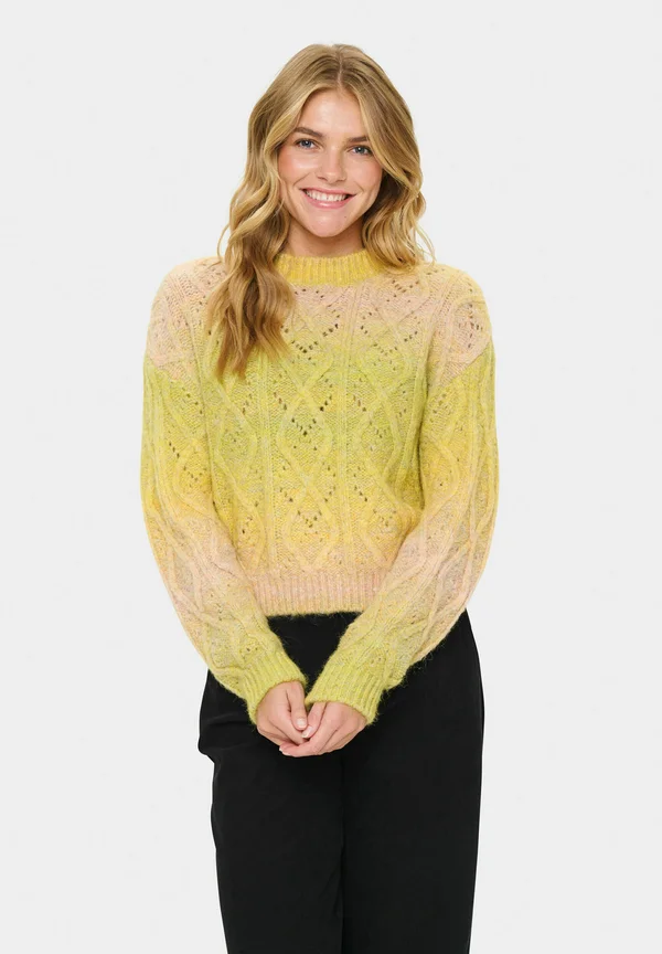 MORGANSZ - Strickpullover - misted yellow melange