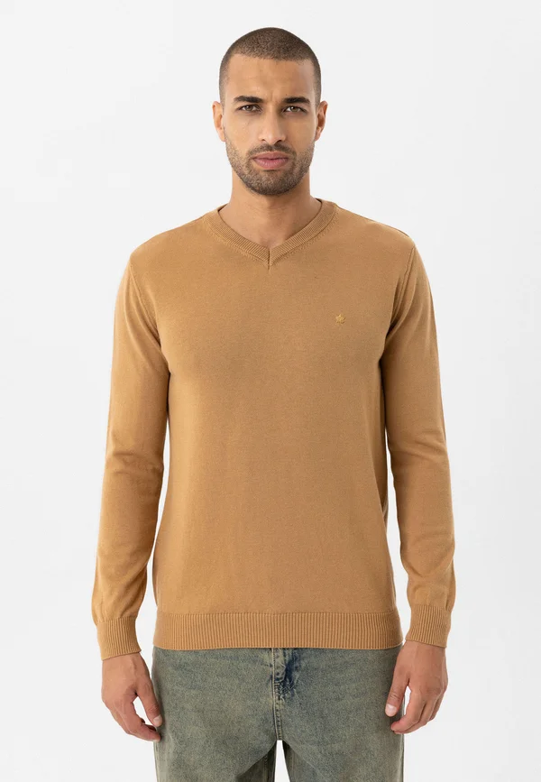 MORINA - Strickpullover - camel