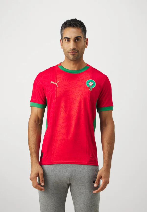 MOROCCO FRMF HOME JERSEY REPLICA - Fußball-Trikot - puma red-archive green