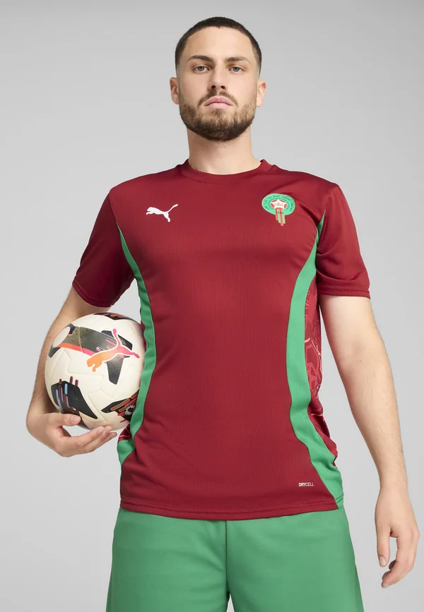 MOROCCO FRMF PREMATCH JERSEY - Nationalmannschaft - intense red archive green