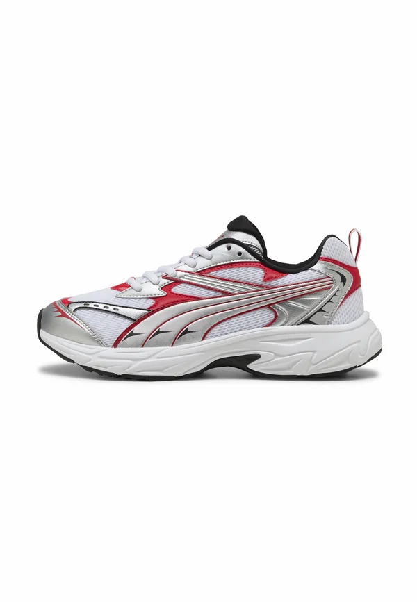 MORPHIC - Laufschuh Straße - white silver red