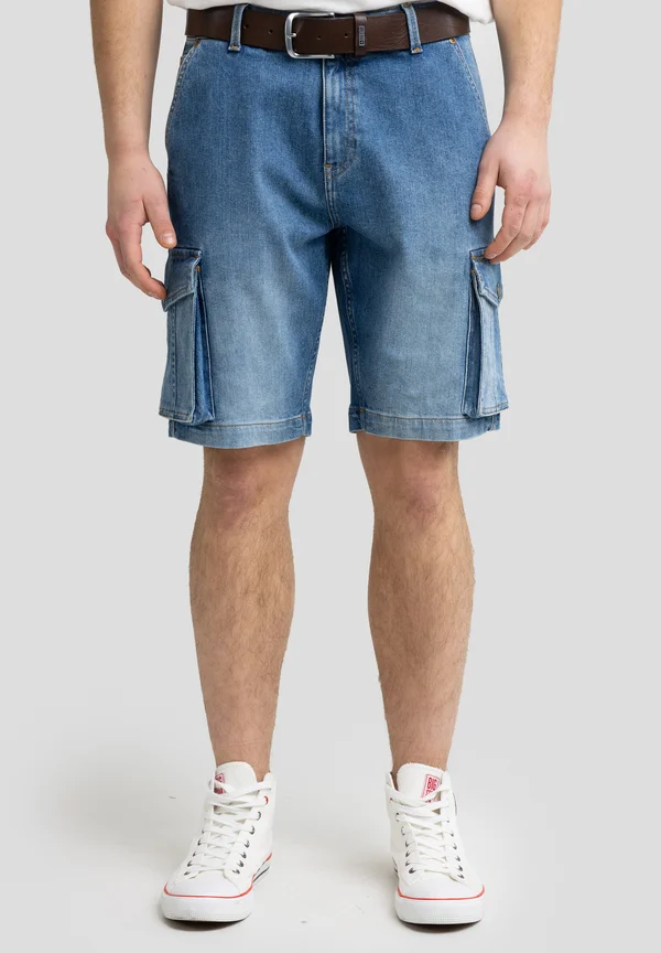 MORRIS - Jeans Shorts - blau