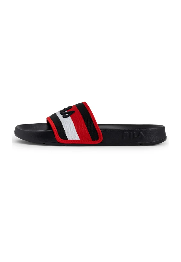 MORRO BAY STRIPES - Pantolette flach - black