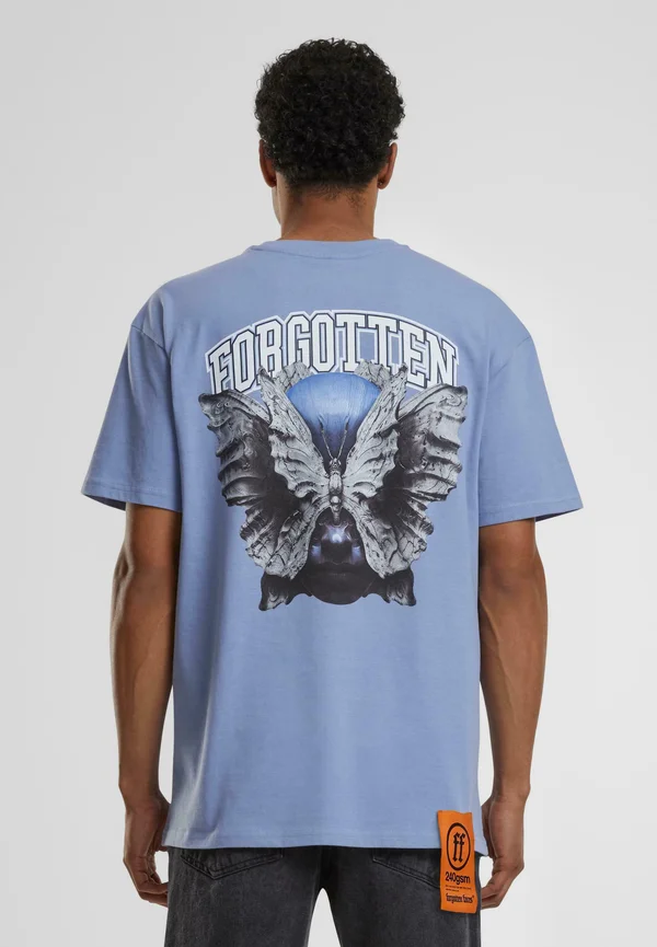 MOTH MASK - T-Shirt print - violablue