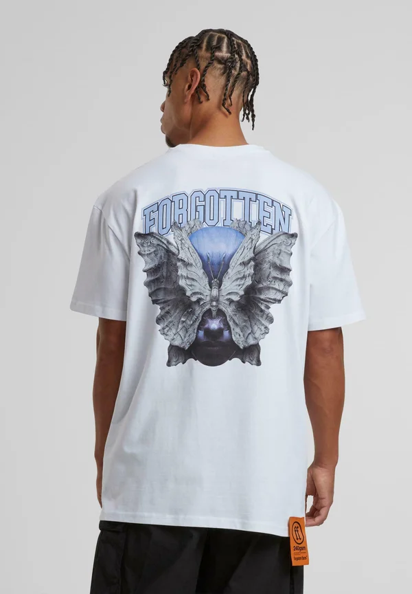 MOTH MASK - T-Shirt print - white
