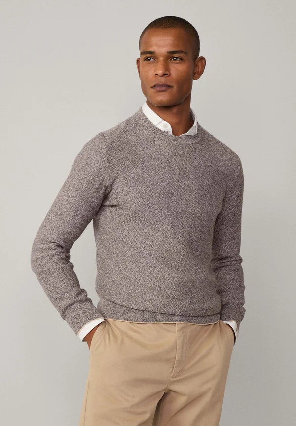 MOULINE CREW - Strickpullover - sand beige