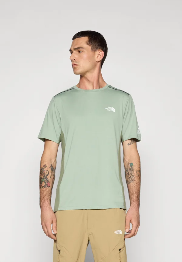 MOUNTAIN ATHLETICS TAPE SHORT SLEEVES - Sport T-Shirt - slate moss/bark mist