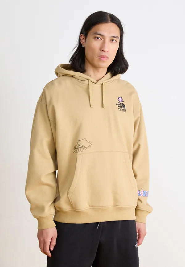 MOUNTAIN CLEANUP OVERSIZED HOODIE - Sweatshirt - khaki stone