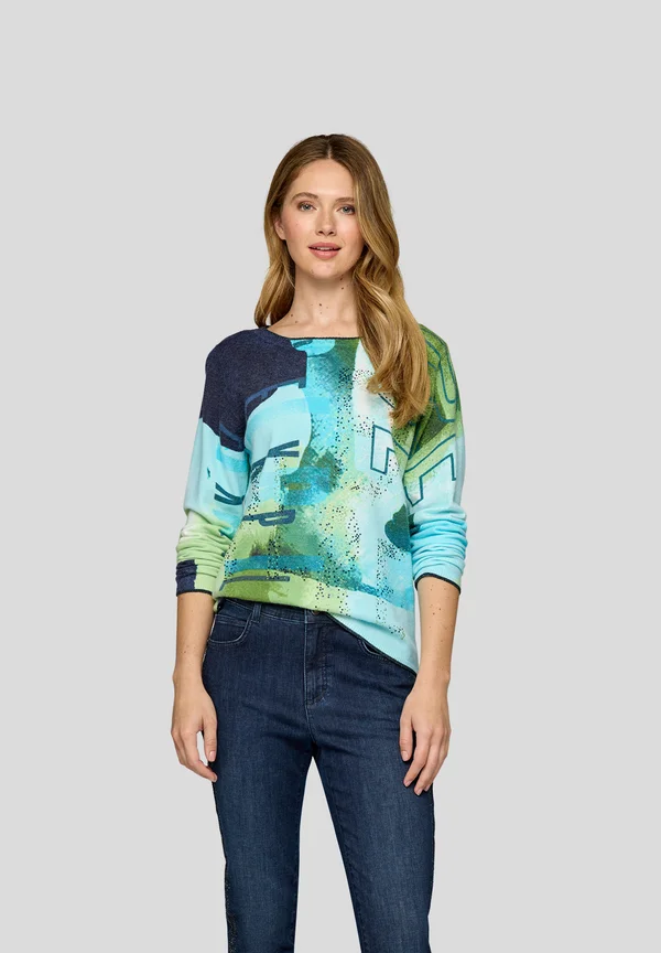 MOUNTAIN LAKE - Strickpullover - farn