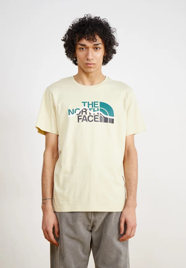 MOUNTAIN LINE TEE - T-Shirt print - gravel