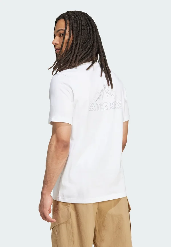 MOUNTAIN - T-Shirt print - white grey three