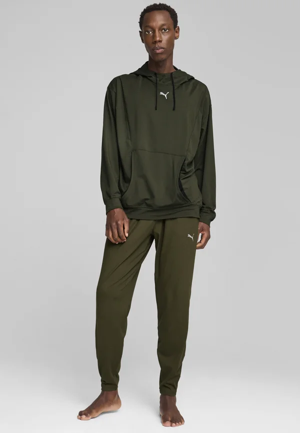 MOVE CLOUDSPUN - Kapuzenpullover - dark olive