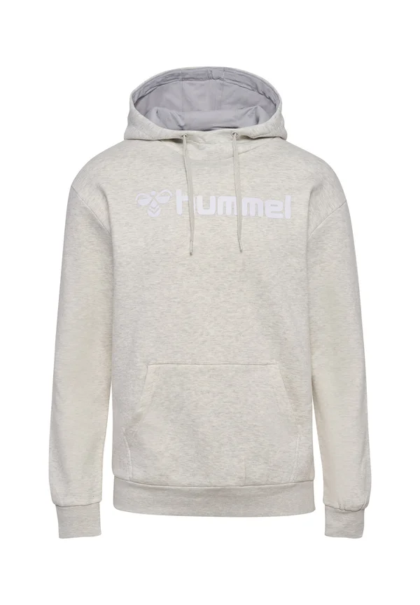 MOVER - Kapuzenpullover - egret melange