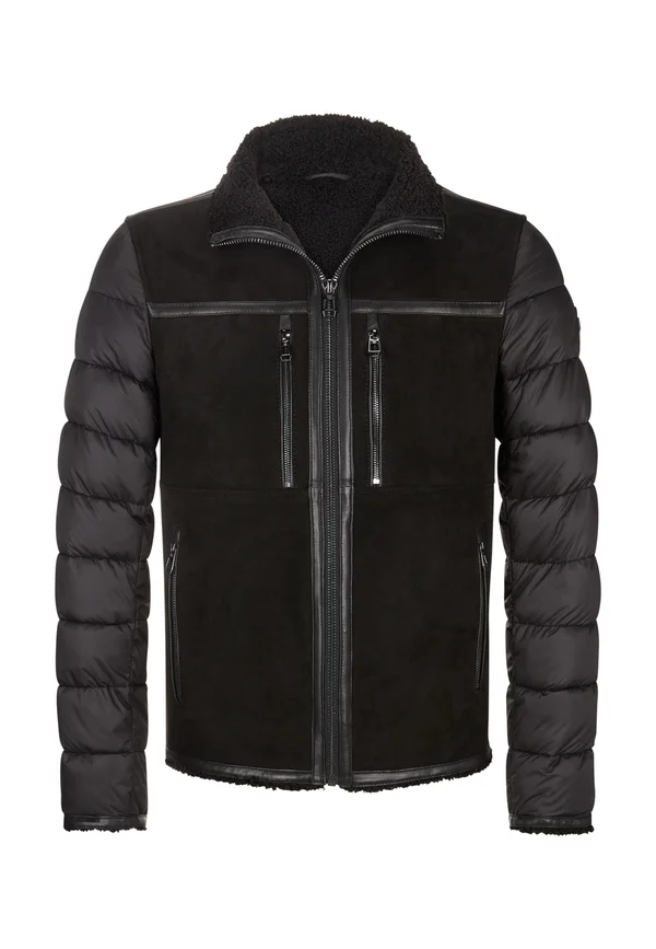 MS DORINO - Lederjacke - schwarz