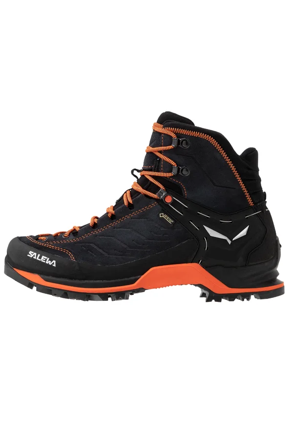 MS MOUNTAIN TRAINER MID GORE TEX - Alpin-/Bergstiefel - asphalt/fluo orange