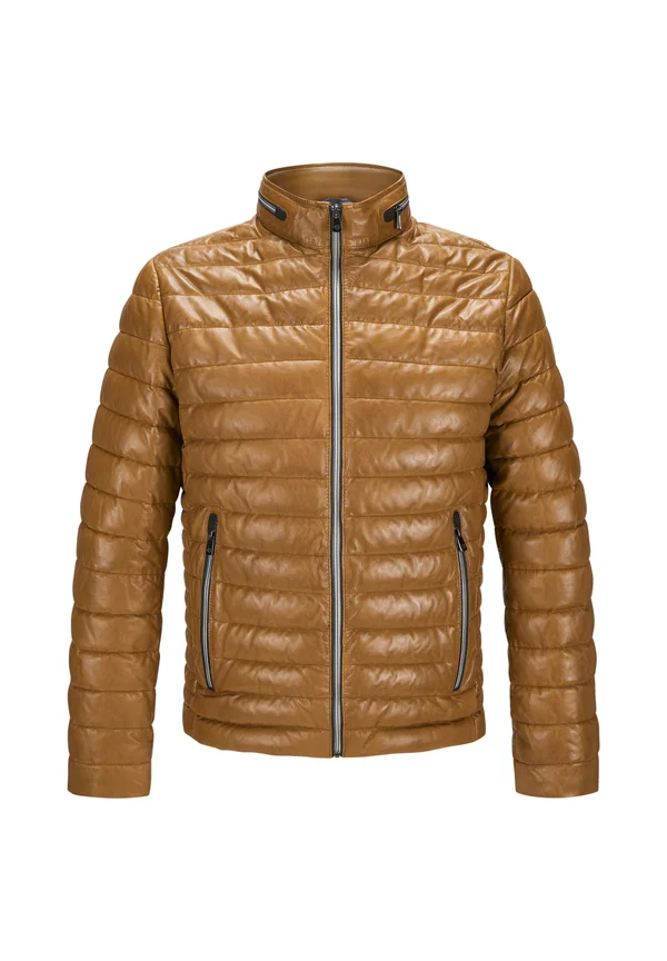 MSCORTINO - Lederjacke - beige