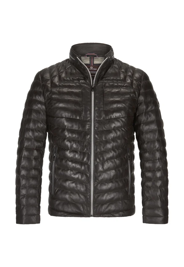 MSMALIK - Lederjacke - dunkelbraun