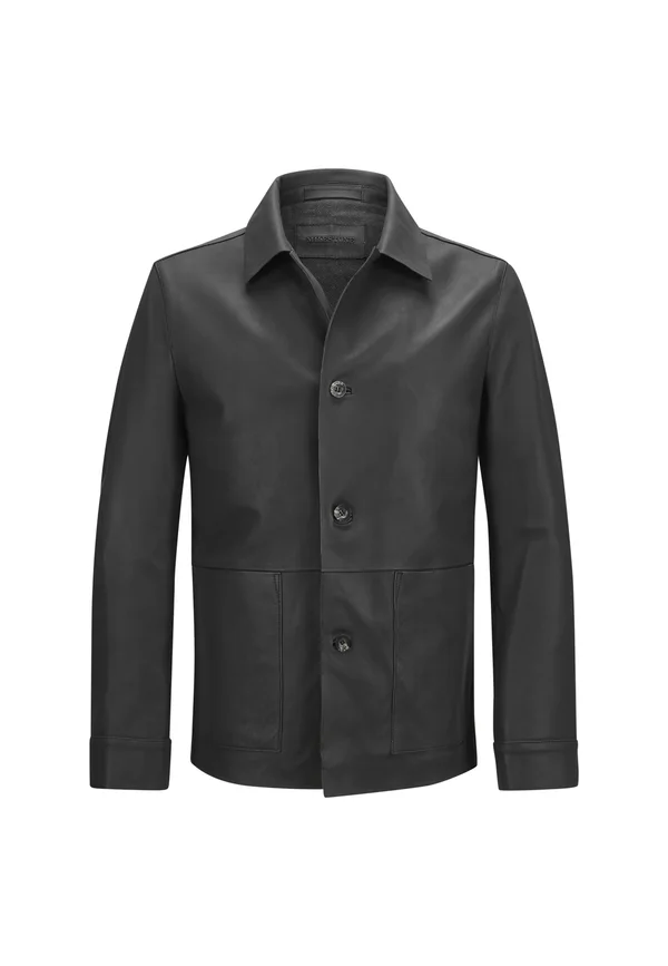 MSMASSIMO - Lederjacke - schwarz