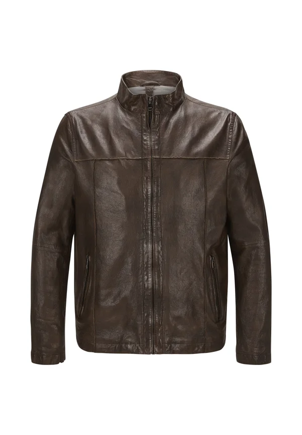 MSSULLIVAN - Lederjacke - mittelbraun