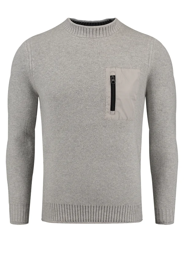 MST FLOOR ROUND - Strickpullover - grey