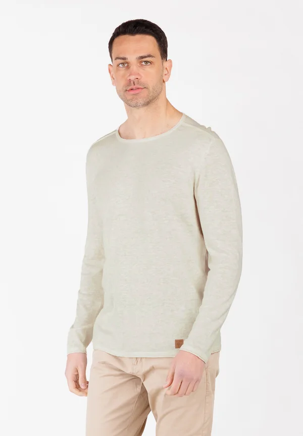 MST KLGIANCARLO ROUND - Strickpullover - white