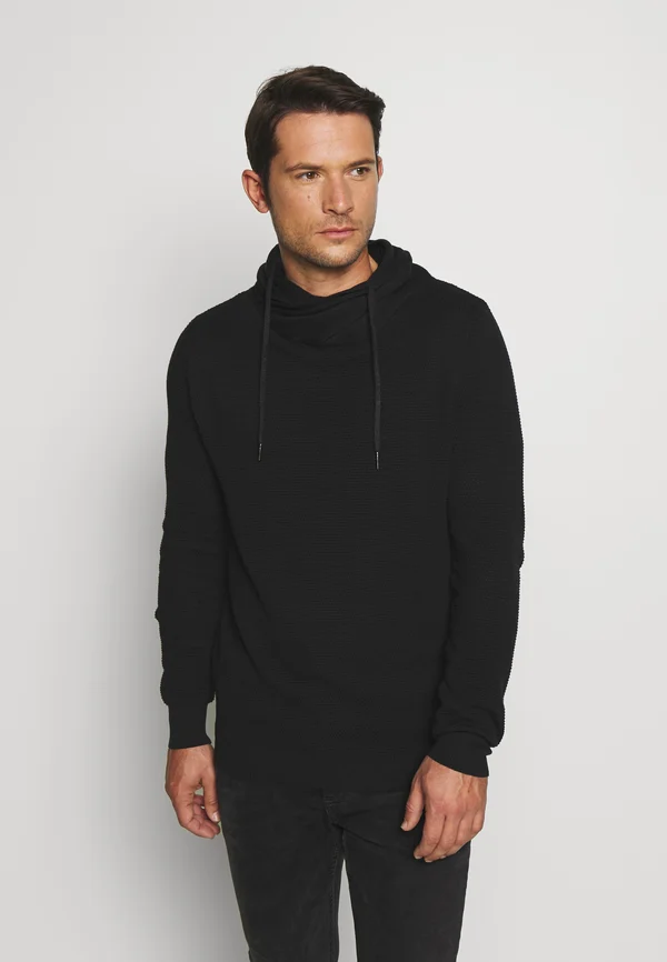 MST LECH TUBE - Strickpullover - black